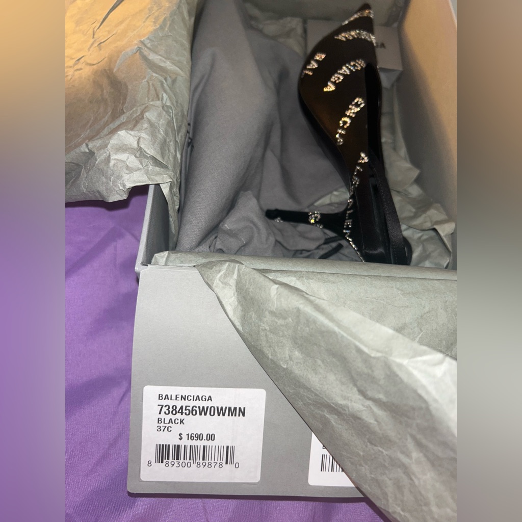 Balenciaga Heels Brand New And Never Worn They Are A Size 6 Us They Are Black